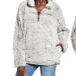 Thread & Supply cozy fleece pullover size S